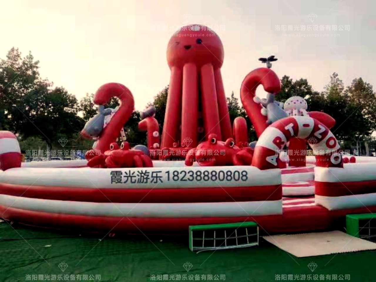 贵州章鱼充气小城堡