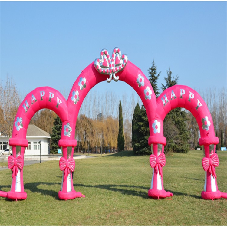 贵州粉色充气拱门